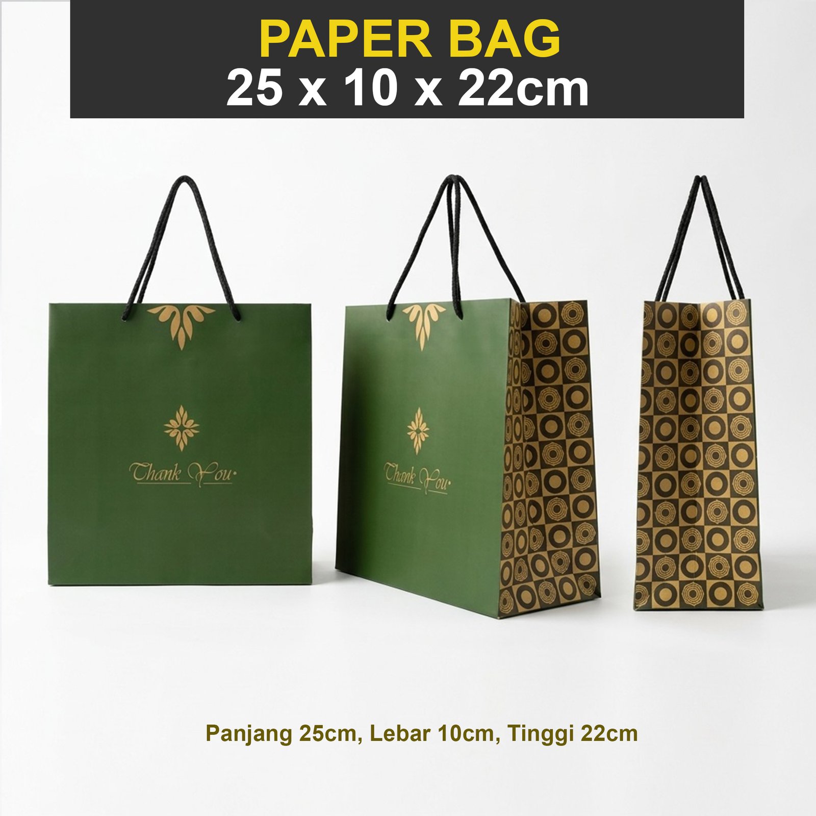 Paper Bag 22x10x25 cm